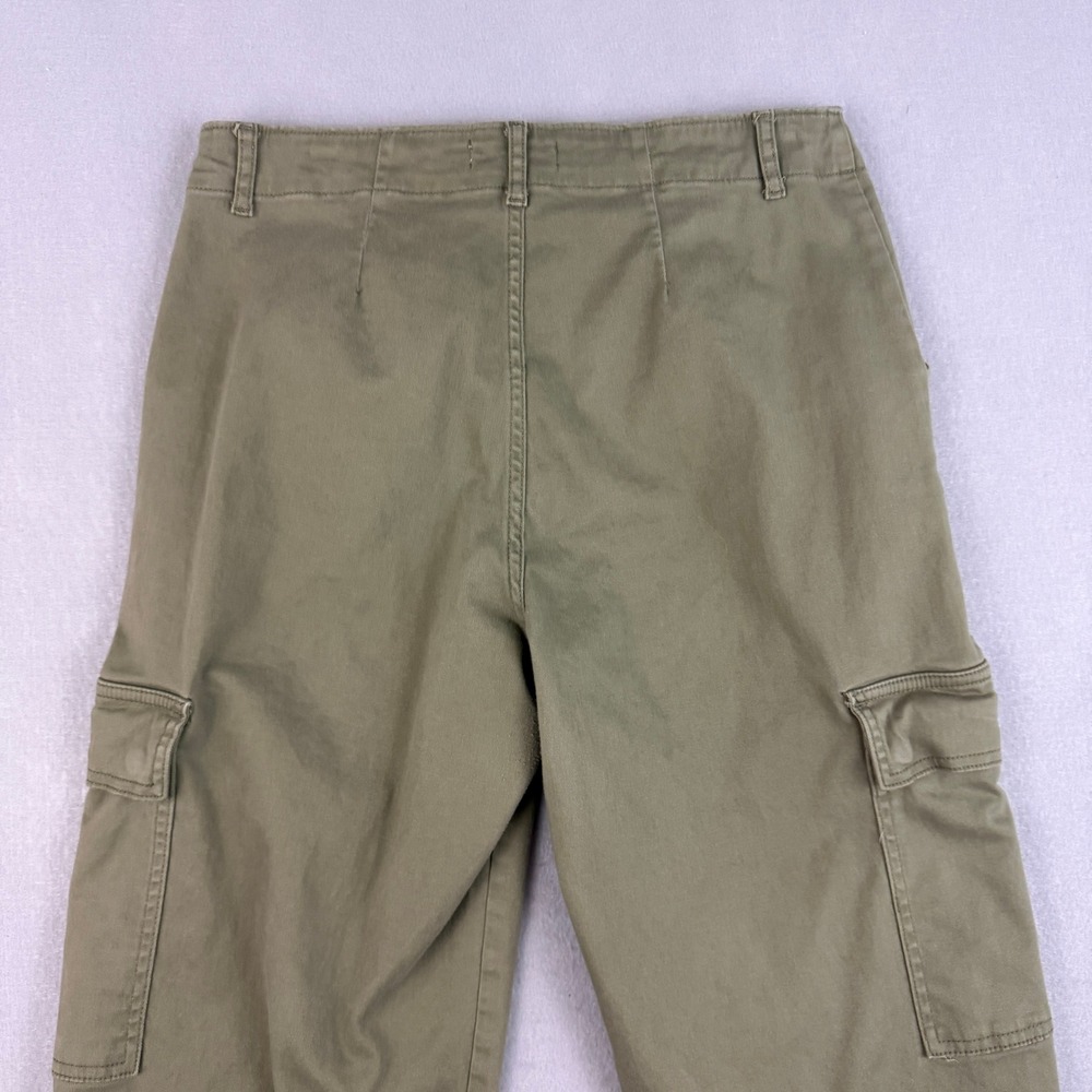 Bagatelle Collection Cargo Pants Women's Size 12 Relaxed Fit Stretch‎ Army Green - Picture 5 of 12